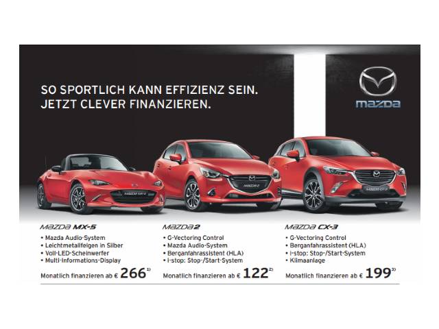 Finanzierung Ihres Mazdas